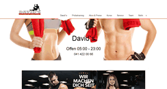 Desktop Screenshot of davidfitness.ch